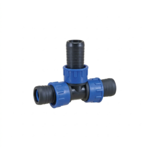 Тройник за капков маркуч Ф17 – с пръстени