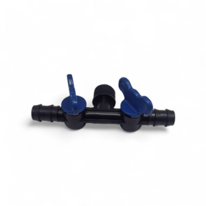 Двоен кран за капково напояване (2 изхода)