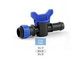 Водоземен кран за капков маркуч Ф17 – с винт